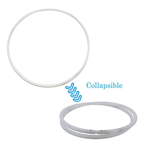 36 inch LED Hoop, willway 28 Color Strobing and Changing Hoop Ligh...