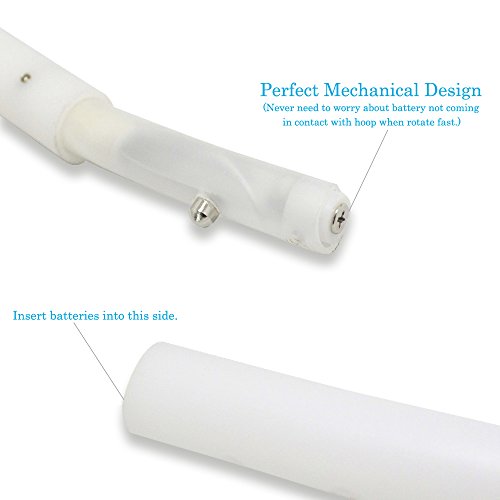 willway 36 inch LED Hoop, 28 Color Strobing and Changing Hoop Ligh...