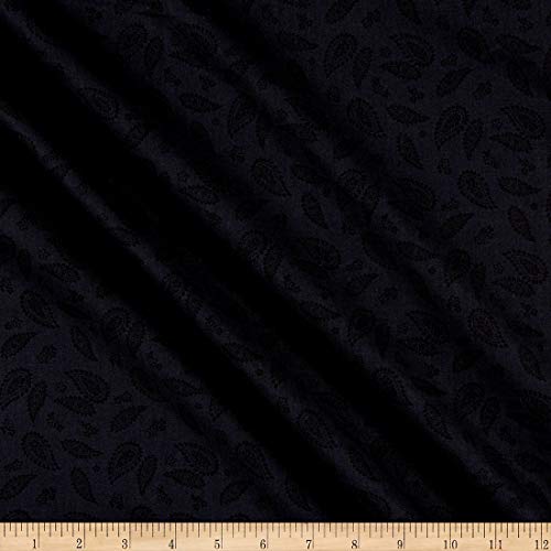 Wilmington Essentials After Midnight Paisley Black on Black Quilt ...