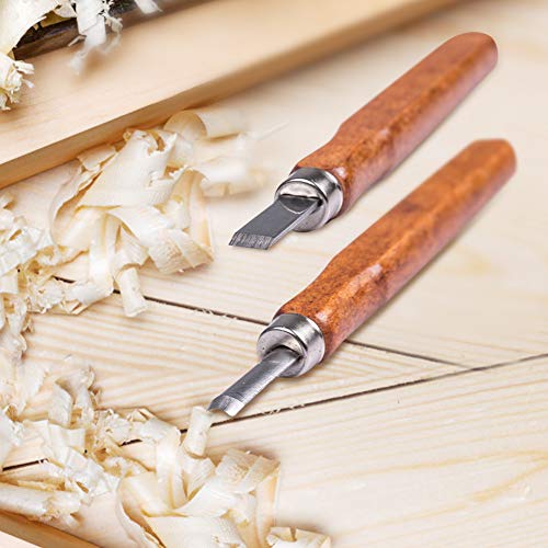 Wilove Stone Carving Tool Kits KangTeer 12pcs Manganese Steel Hand...