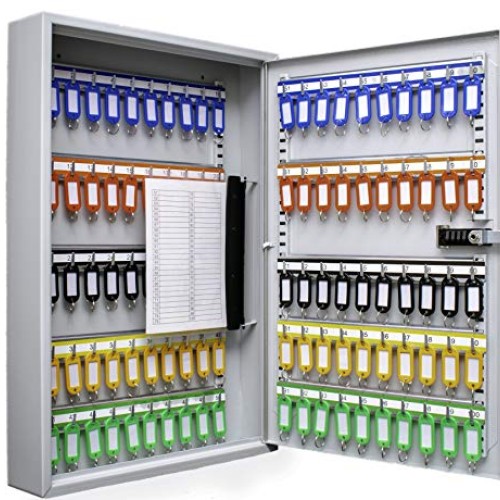Winbest Barska Steel 100 Key Safe Cabinet with Combination and Key...