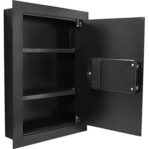 winbest Biometric Fingerprint Security Hidden Wall Safe 15.4 in x ...