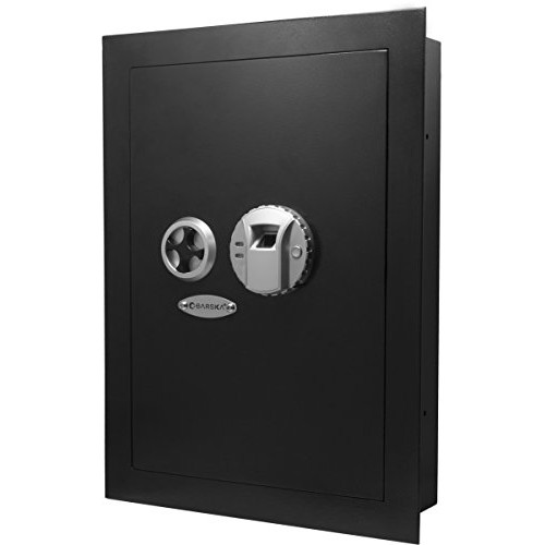 winbest Biometric Fingerprint Security Hidden Wall Safe 15.4 in x ...