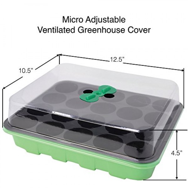 Two 20 Cavity Seed Propagation Kits - Complete with Fiber Soil and...