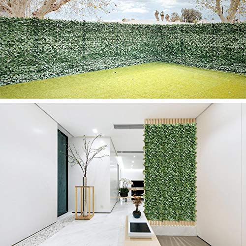 Windscreen4lessArtificial Hedge Faux Ivy Fence Privacy Screen Fake...
