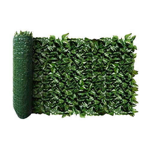 Windscreen4lessArtificial Hedge Faux Ivy Fence Privacy Screen Fake...