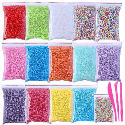 Foam Balls for Slime,16 Sets with Slime Tools 120000 pcs 0.08-0....