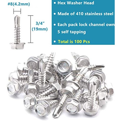 20 Pack Spring Wire & Lock Channel for Greenhouse Wiggle Wire Sp...