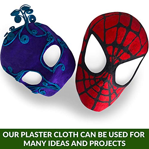 4 inches x 9 feet Plaster Cloth Gauze for Hobby Crafts Scenery Mol...