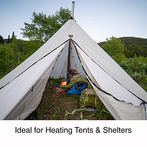 WINNERWELL Fastfold Titanium Tent Stove | Ultralight 4 Pound Titan...