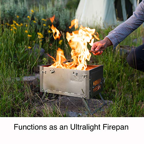 WINNERWELL Fastfold Titanium Tent Stove | Ultralight 4 Pound Titan...