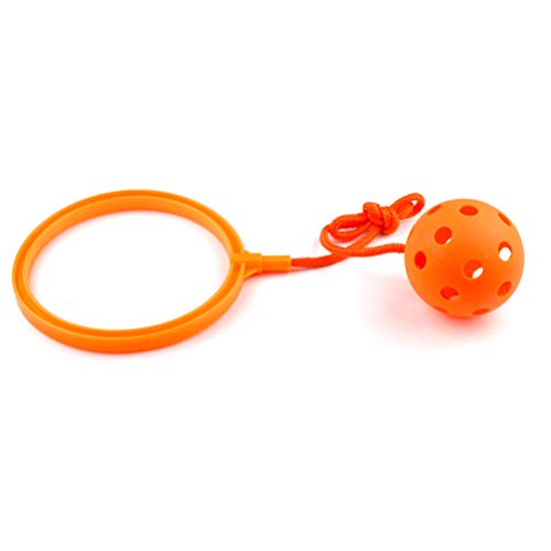 WINOMO 6pcs Skip Ball Toy, Kids Ankle Skip Ball Jumping Ring Ball,...