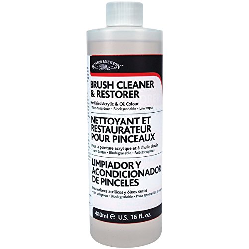 Winsor & Newton Brush Cleaner & Restorer - 16 oz. bottle
