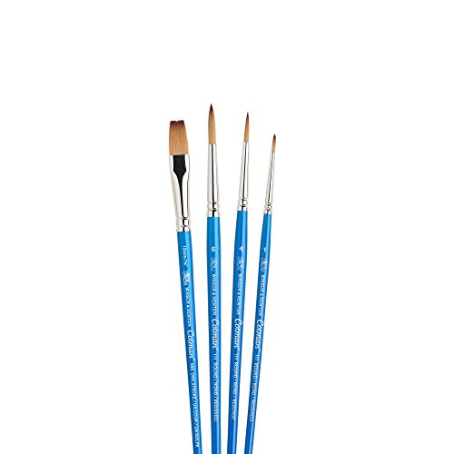 Winsor & Newton Cotman Short Handle Brush 4 Pack Round 1, 4, & ...
