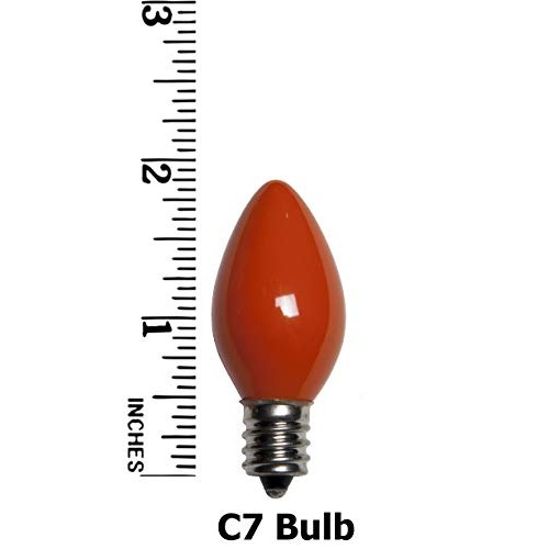 Wintergreen Lighting 25 Pack C7 Incandescent Replacement Bulbs 5w ...