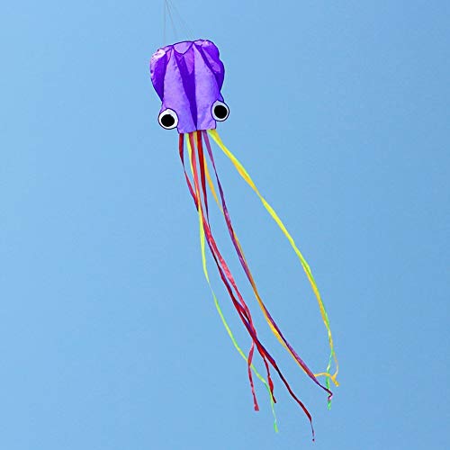 Set of 4 Large 157.5 High Cartoon Big Round Eyes Octopus Kites wi...