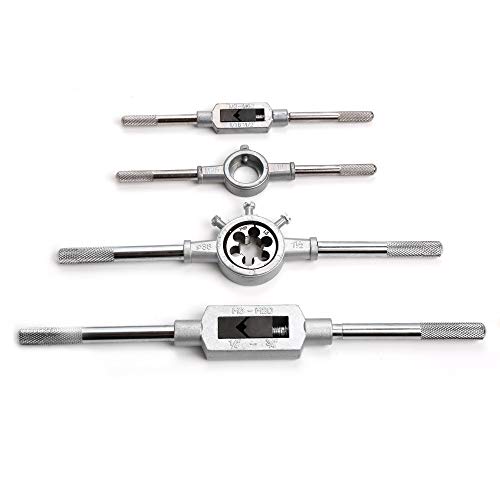 110 Piece Combination Tap and Die Set Alloy Steel 55°- 60° Metric ...