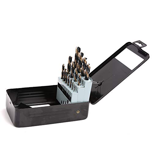 Left Hand Drill Bit Set, 15 Piece | M2 HSS With Titanium Nitride C...
