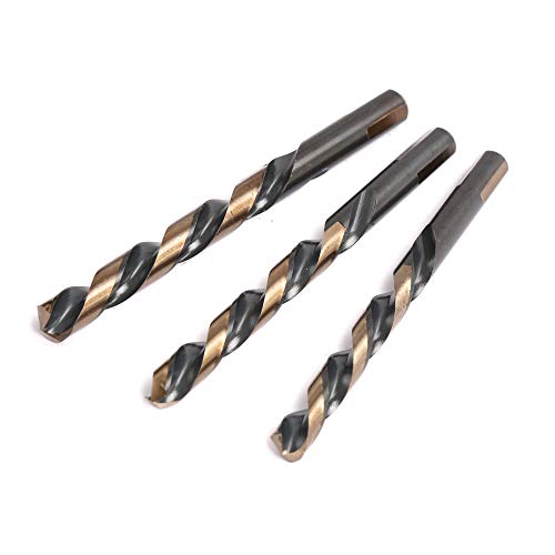 Left Hand Drill Bit Set, 15 Piece | M2 HSS With Titanium Nitride C...