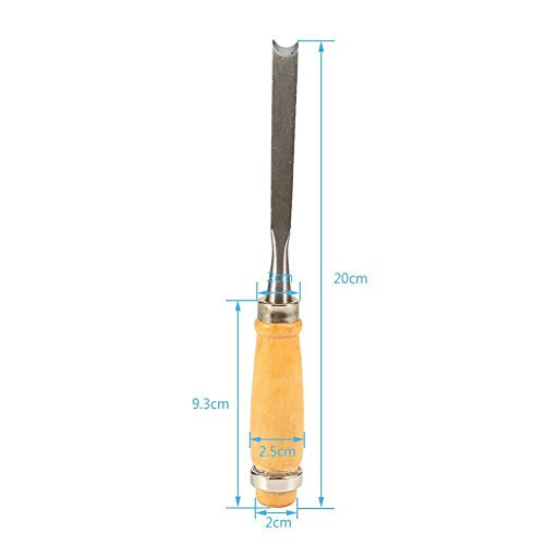 12 Piece Set Professional Wood Carving Sharp Hand Chisel DIY Tools...