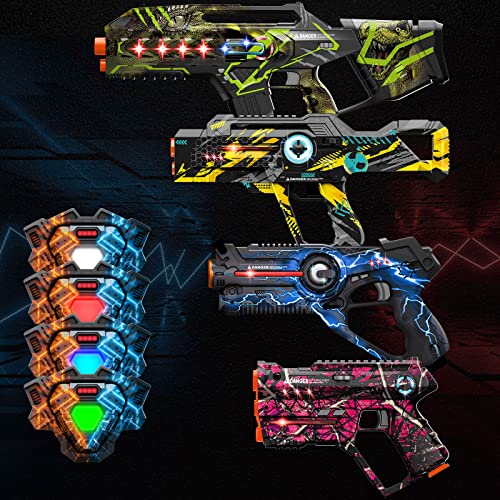 Winyea Tag Laser Tag, Lazer Tag Sets with Gun and Vest Set of 4, G...