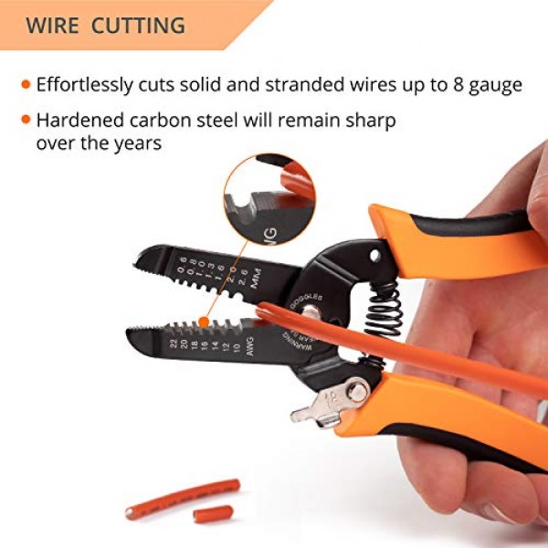 Wirefy STRP-01 Wire Stripper and Cutter - Wire Stripping Tool for ...