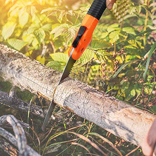 Folding Pruning Saw, Premium Folding Hand Saw with Secure Lock Com...