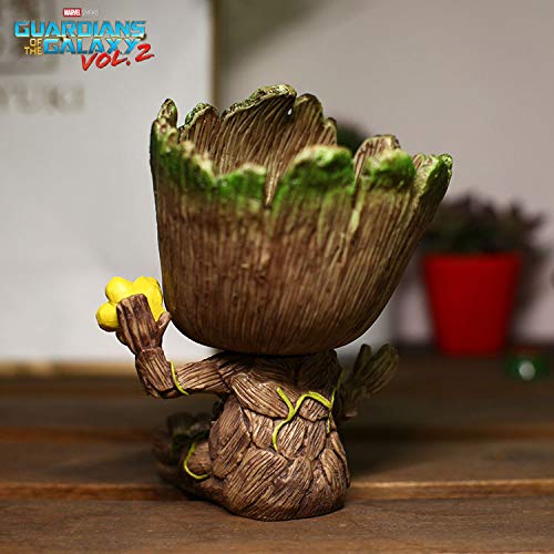 WISE MODEL Baby Groot Planter Treeman Action Figures Guardians of ...