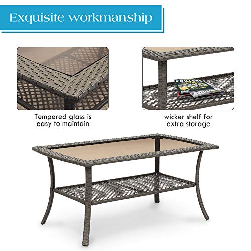 Wisteria Lane Outdoor Furniture Sets - 4 Piece Patio Conversation ...