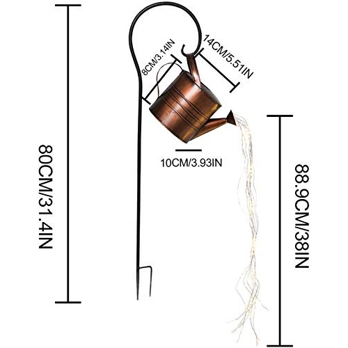 Watering Can Led Waterfall Shape Twinkle Fairy Lights, Watering Ca...