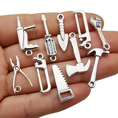 WOCRAFT 50pcs Wholesale Bulk Lots Alloy Home Tool Charms for Jewel...