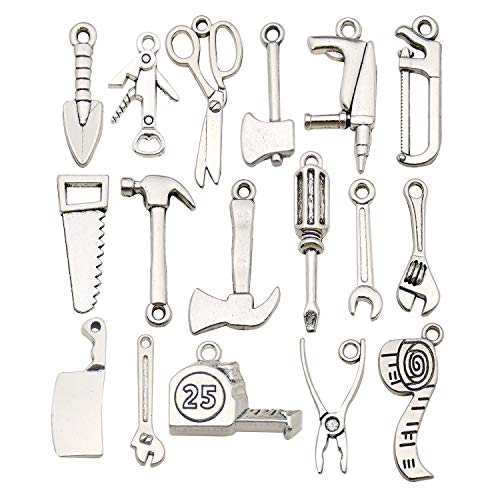 WOCRAFT 50pcs Wholesale Bulk Lots Alloy Home Tool Charms for Jewel...