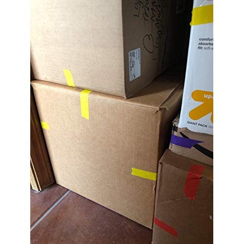WOD MTC5 Colored Masking Tape, White, 1/4 inch x 60 yds. Colorful ...