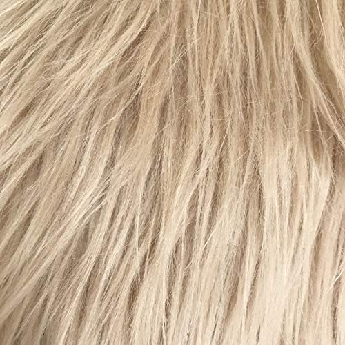 Long Pile Shaggy Faux Fur Squares Fabric Fuzzy Material Cuts Patch...