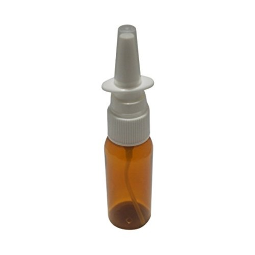 WM Set of 4 2 oz. Amber Cosmo Empty Refillable Plastic Bottle wi...