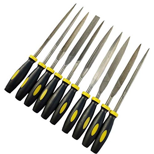 Wolfride Mini 10Pcs Needle File Set, All Purpose High Carbon Steel...