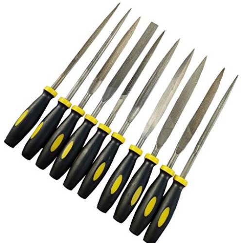 Wolfride Mini 10Pcs Needle File Set, All Purpose High Carbon Steel...
