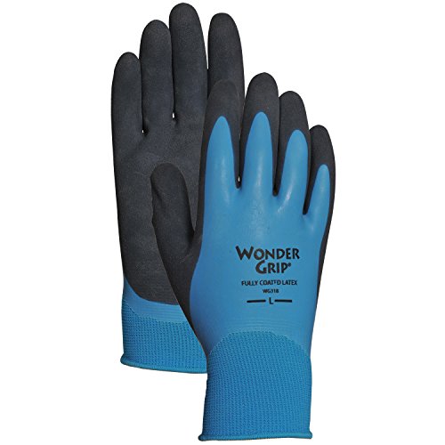Wonder Grip WG318XL Liquid-Proof Double-Coated/Dipped Natural Late...