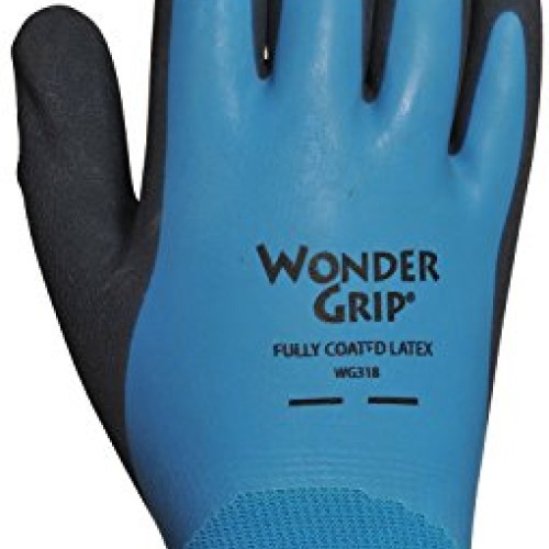 Wonder Grip WG318XL Liquid-Proof Double-Coated/Dipped Natural Late...