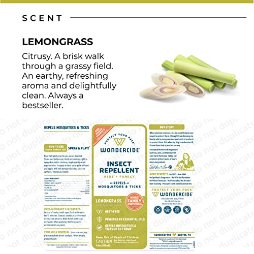 Wondercide - Mosquito, Tick, Fly, and Insect Repellent with Natura...