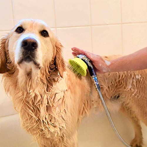 Wondurdog Deluxe Indoor/Outdoor Dog Wash Kit for Shower + Garden H...