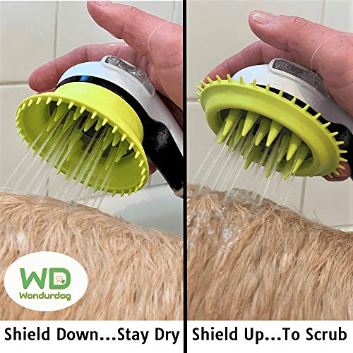 Wondurdog Quality Indoor/Outdoor Dog Wash Kit for Shower and Garde...