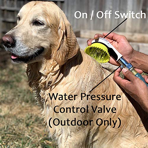 Wondurdog Quality Indoor/Outdoor Dog Wash Kit for Shower and Garde...