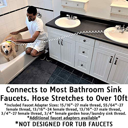 Wondurdog Quality Sink Faucet Pet Wash Kit | Innovative Shower Bru...