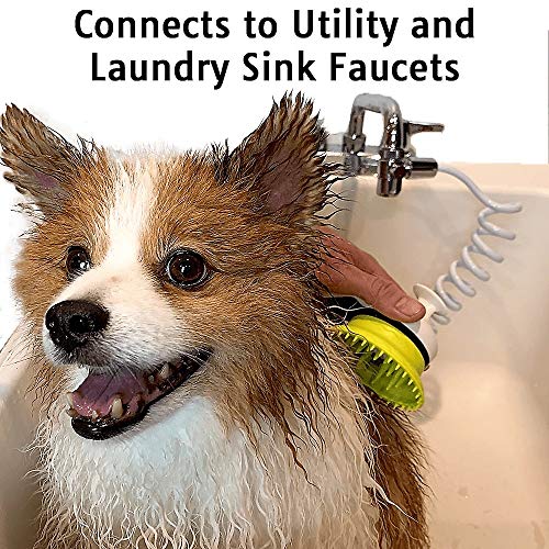 Wondurdog Quality Sink Faucet Pet Wash Kit | Innovative Shower Bru...