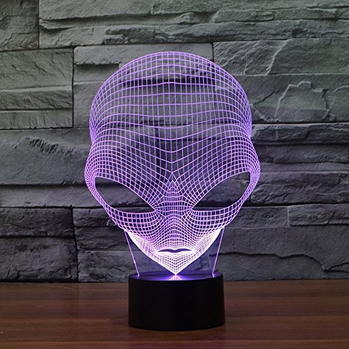 WONFAST 3D Lamp USB Power 7 Colors Amazing Optical Illusion 3D Gro...