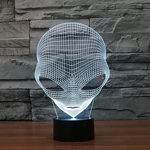 WONFAST 3D Lamp USB Power 7 Colors Amazing Optical Illusion 3D Gro...