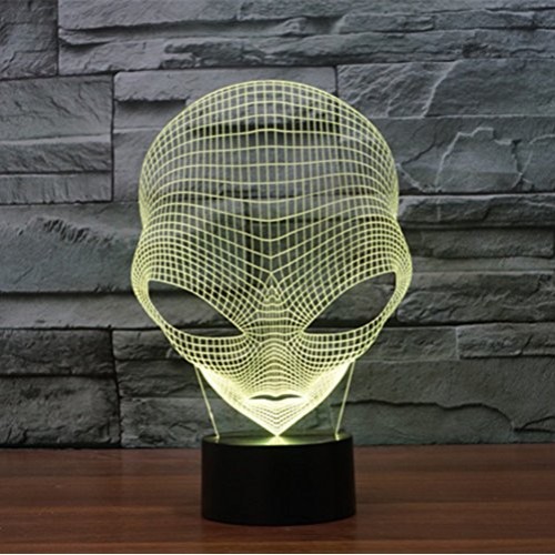 WONFAST 3D Lamp USB Power 7 Colors Amazing Optical Illusion 3D Gro...