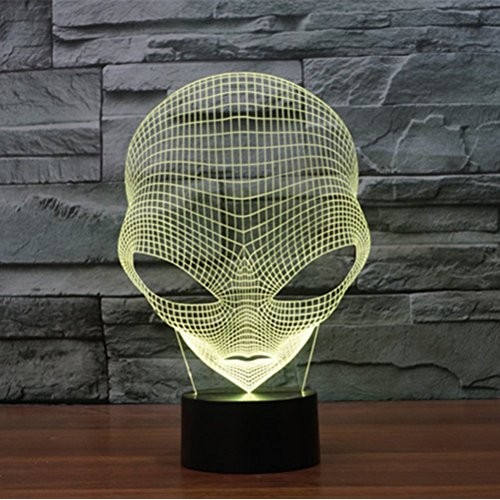 WONFAST 3D Lamp USB Power 7 Colors Amazing Optical Illusion 3D Gro...