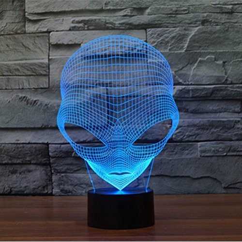 WONFAST 3D Lamp USB Power 7 Colors Amazing Optical Illusion 3D Gro...